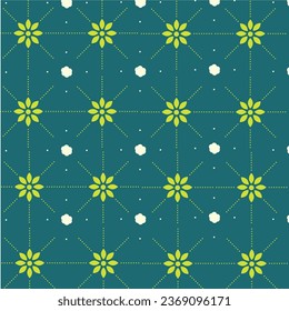 Indonesia floral traditional pattern batik background