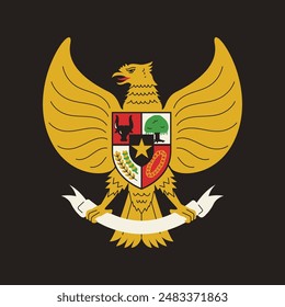 Indonesia Garuda Bird. Indonesia Independence Day.