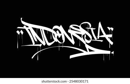 INDONESIA graffiti tag style design