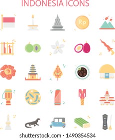 Indonesia Iconset Without Outline Style