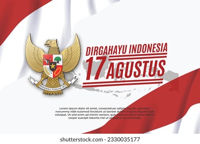 indonesia independence day 17 agustus template background