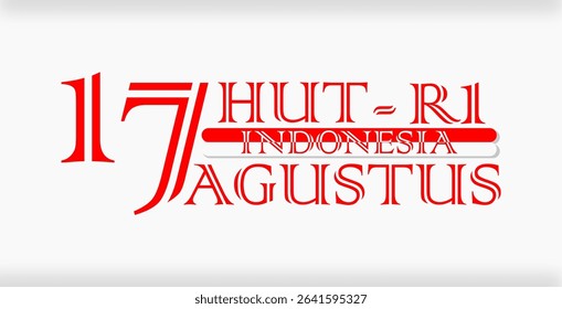 Indonesia Independence Day 17 August, banner august 17 of independen days
