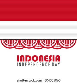 Indonesia Independence Day Abstract Flag Design, National Day Of Indonesia.