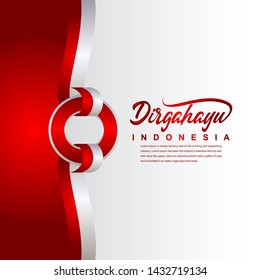Indonesia Independence Day Celebration Creative Design Illustration Vector Template