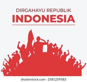 Indonesia Independence Day Celebration Poster and Social Media Post