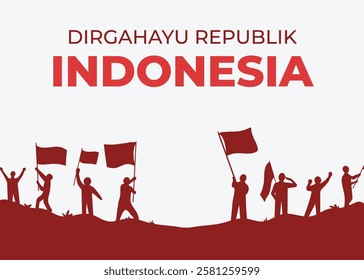 Indonesia Independence Day Celebration Poster and Social Media Post