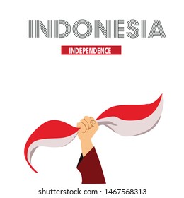 Indonesia Independence Day Celebration Vector Template Design Illustration