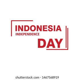 Indonesia Independence Day Celebration Vector Template Design Illustration