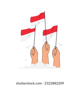 Indonesia independence day design template