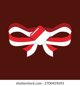 Vector de elementos del día de la independencia de Indonesia