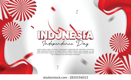 Indonesia Independence Day Event Poster Template