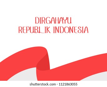 indonesia independence day. flag indonesia background