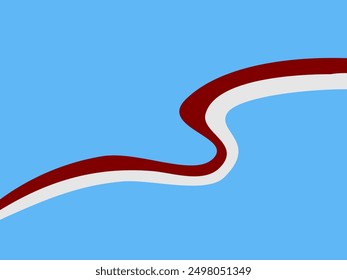 indonesia independence day flat design vector illustration