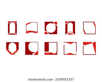 Indonesia Independence Day Frame Set