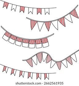 Indonesia independence day Illustration. elements of Indonesia's independence day. vector illustration