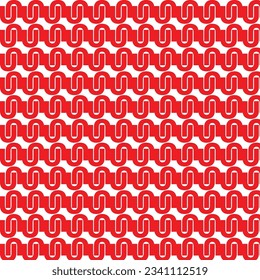 Indonesia Independence Day Pattern Seamless Background Red and White