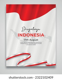 indonesia independence day poster template