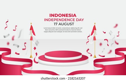 indonesia independence day sale promo. Illustration, Banner, Poster, background Design