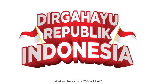 Indonesia Independence Day Vector Art