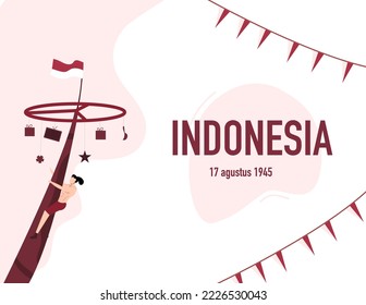 indonesia independence day vector design for indonesia merdeka