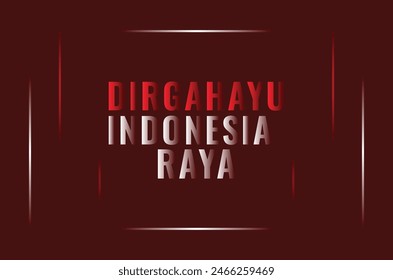 Indonesia Independence Day Vector Design Illustration