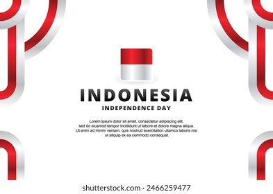 Indonesia Independence Day Vector Design Illustration