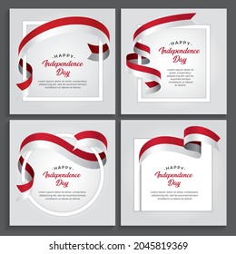 indonesia independence day vector illustration on a white background