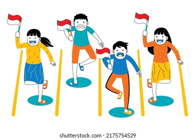 Indonesia Independence Day Vector Illustration