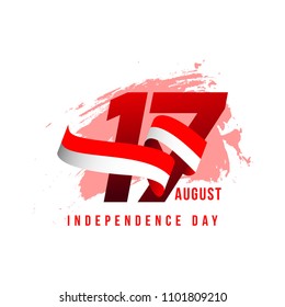 Indonesia Independent Day Vector Template Design Illustration
