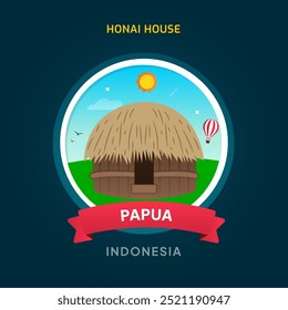 Indonésia Landmark Papua, Honai House