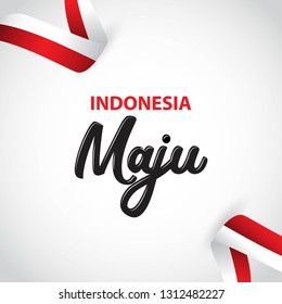 Indonesia Maju Vector Template Design Illustration