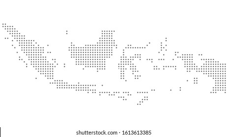 Indonesia Map Pixel Stock Vectors Images Vector Art Shutterstock