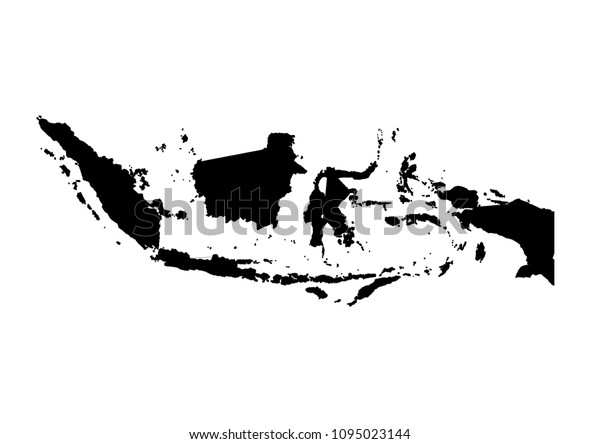 Indonesia Map Geo Wallpaper Stock Vector (Royalty Free) 1095023144 ...