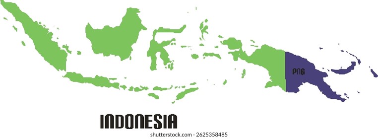 Indonesia map icon suitable for website design, logo, app, and ui.
