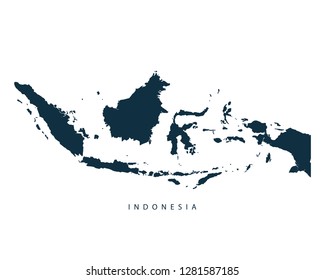 Indonesia Map - Vector