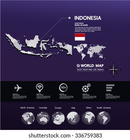Indonesia Map vector