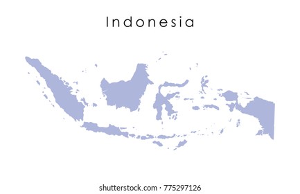 Indonesia Map Vector