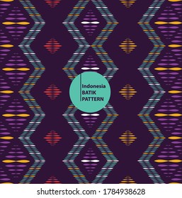 indonesia modern batik pattern seamless background