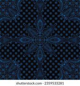 Indonesia Motif Batik Textile Ornament Pattern, can also be printed digitally