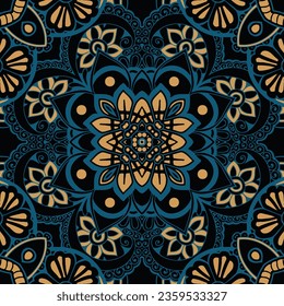 Indonesia Motif Batik Textile Ornament Pattern, can also be printed digitally