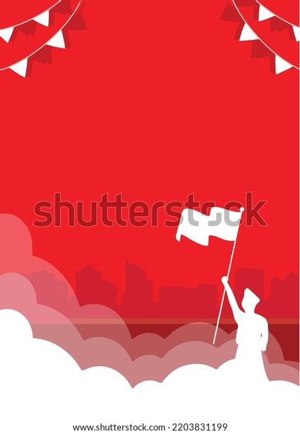 Indonesia National Day Art Eps 10 Stock Vector Royalty Free 2203831199 Shutterstock 0619