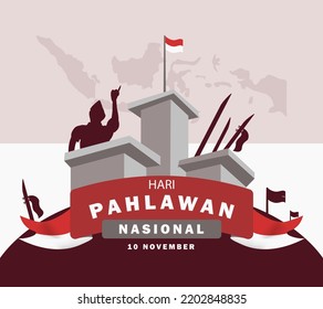 INDONESIA NATIONAL HEROES DAY BANNER, HEROES DAY