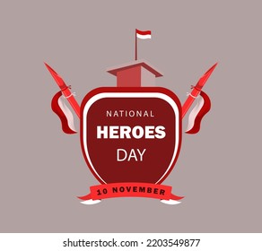 INDONESIA NATIONAL HEROES DAY BANNER, HEROES DAY