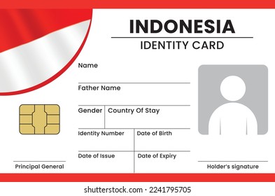 Indonesia National Identity Card and Identity Card