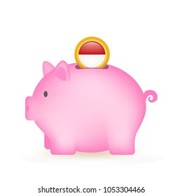 Indonesia Piggy Bank Savings