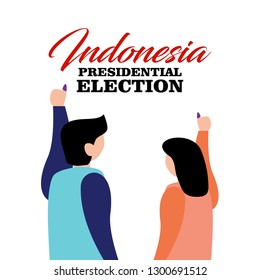 Indonesia President Election Illustration