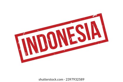 Indonesia Rubber Stamp Seal Vector