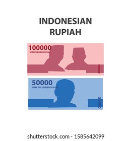 Indonesia Rupiah Money serious ribu lima puluh ribu