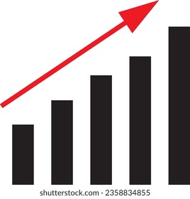indonesia, september 08, signal graph with increasing needle above