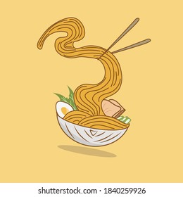 Indonesia Traditional Food: Chicken Noodle Soup